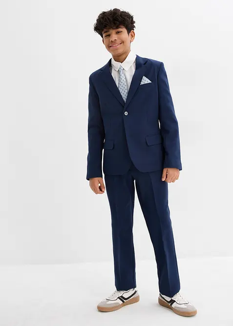 Dress + skjorte + slips (4-delt sett), bonprix