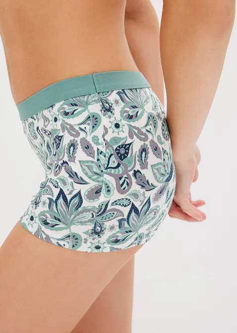 Dameboxer med økologisk bomull (4-pack), bonprix