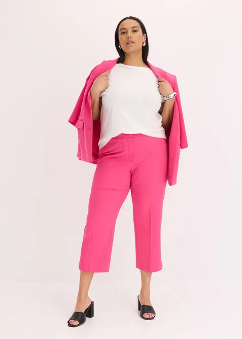 Topp med bærestykke i sateng, bonprix