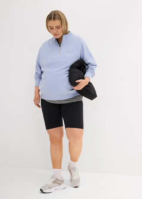 Mamma-sykkelbukse i &oslash;kologisk bomull (2-pack), bonprix