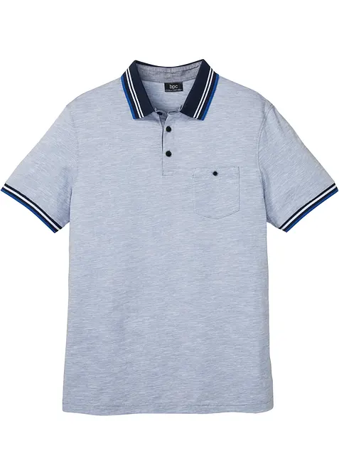 Poloskjorte i 100% bomull, bonprix