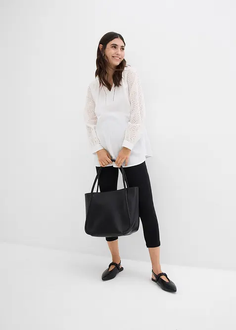 Mammaleggings i capri-lengde (2-pack), bonprix