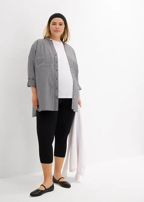 Mammaleggings i capri-lengde (2-pack), bonprix