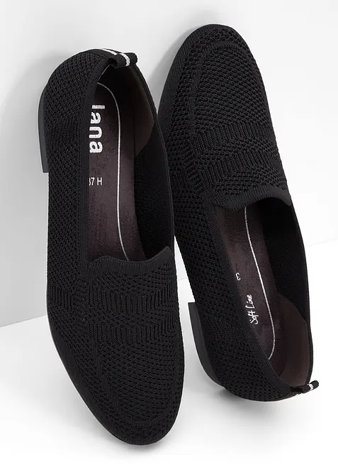 Loafer i behagelig bredde fra Jana, Jana