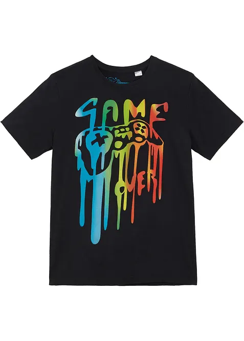 T-skjorte med økologisk bomull, bonprix