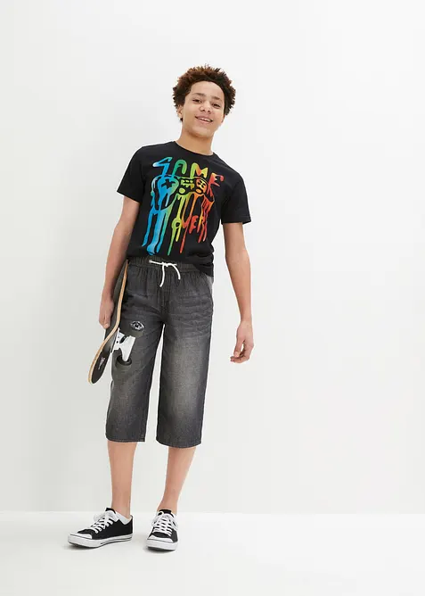 T-skjorte med økologisk bomull, bonprix