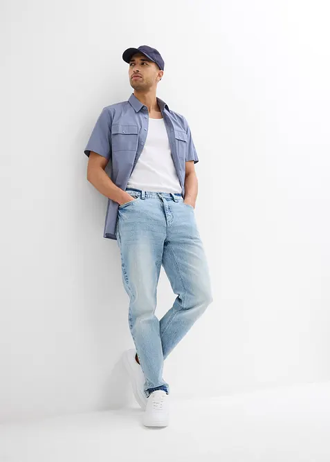 Kortermet skjorte i 100% bomull, bonprix