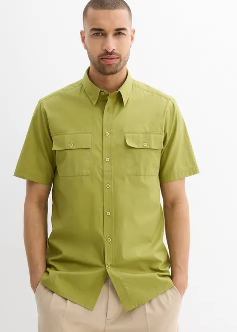 Kortermet skjorte i 100% bomull, bonprix