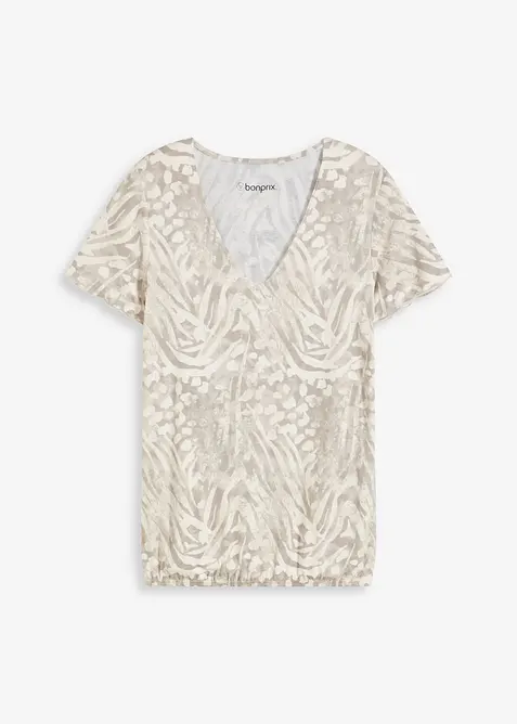 Topp med elastisk linning, bonprix