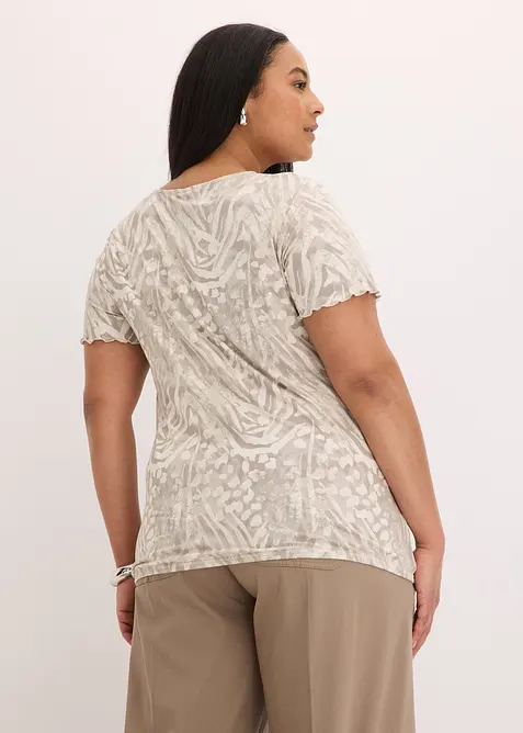 Topp med elastisk linning, bonprix