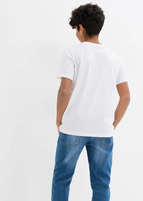 T-skjorte i 100% bomull (5-pack), bonprix