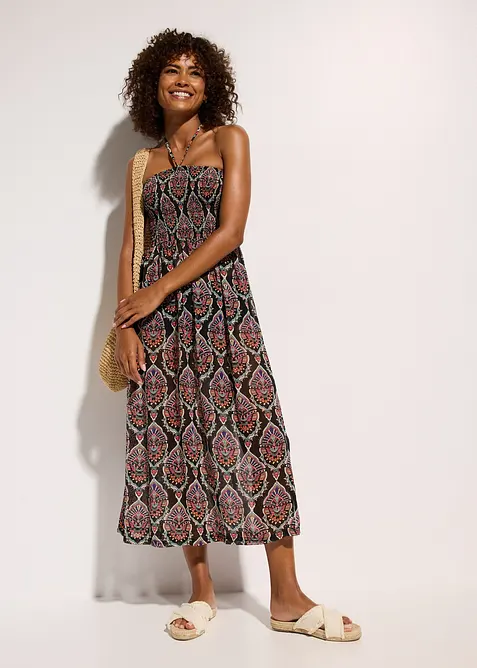 Strandkjole i chiffon, bonprix