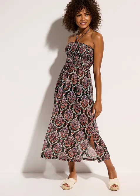 Strandkjole i chiffon, bonprix