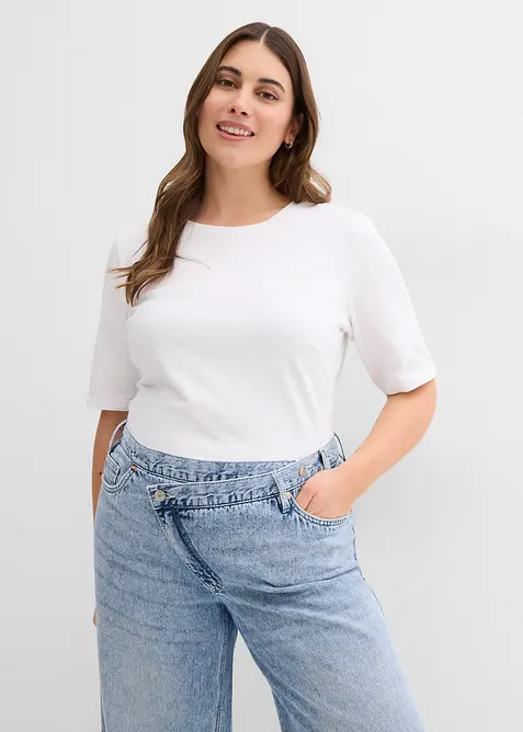 Kortermet body (2-pack), bonprix