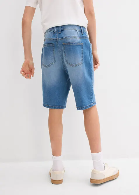 Denim-bermudashorts med stretch, Regular Fit (2-pack), bonprix