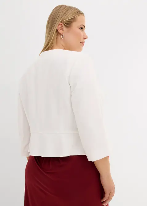 Kort mammablazer i sateng, bonprix