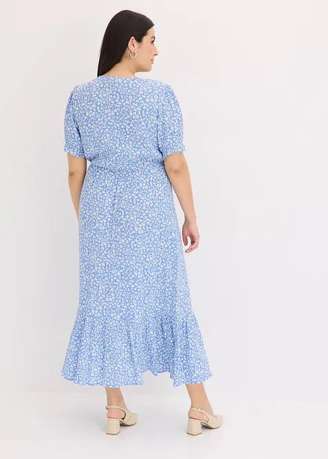 Maxikjole med print, bonprix