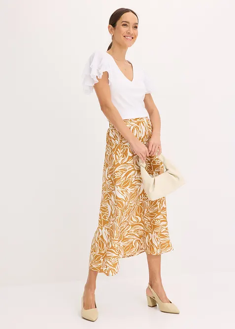 Topp med volanger, bonprix