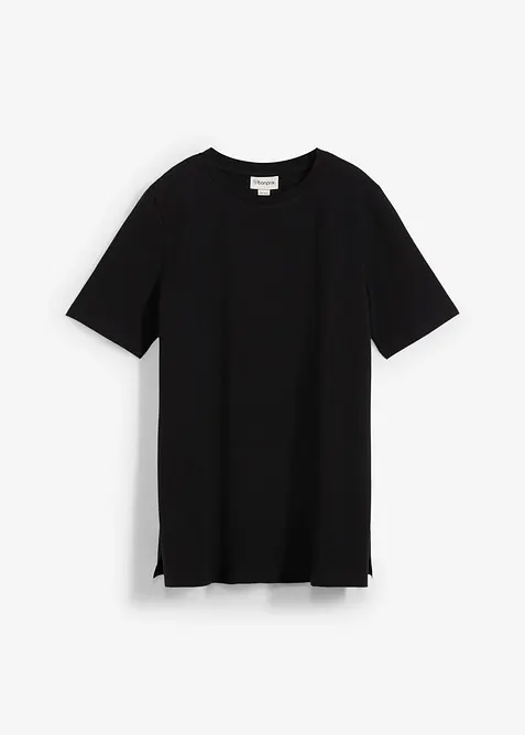 2-i-1-mammatopp i økologisk bomull med sidesplitter, bonprix