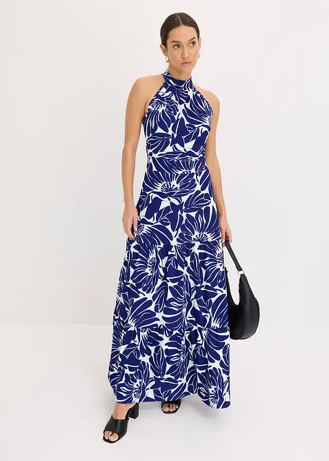 Maxikjole med print, bonprix