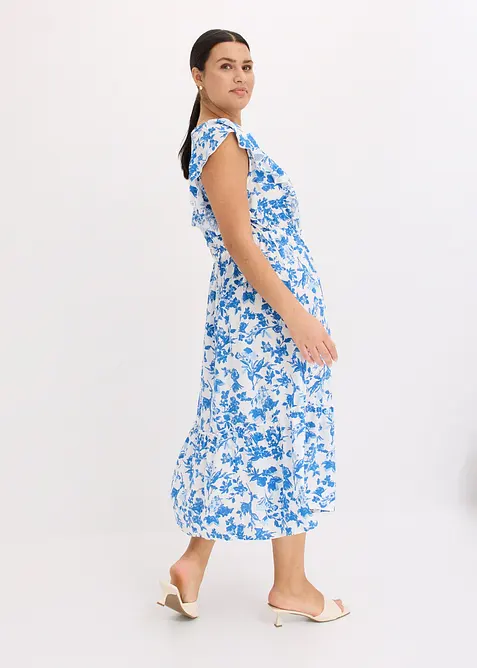 Midikjole i lett viskose, bonprix