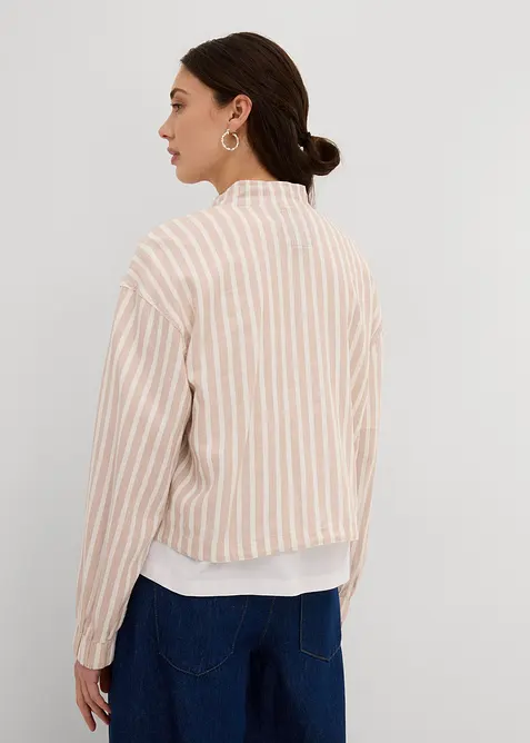 Bomberjakke i linstil, bonprix