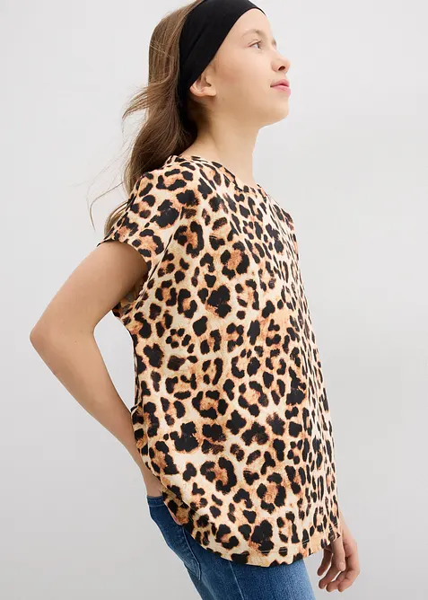 T-skjorte i 100% økologisk bomull (2-pack), bonprix