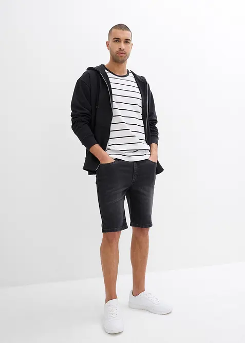 Bermudashorts i denim med stretch, Regular Fit (2-pack), bonprix