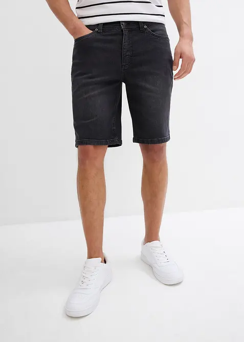 Bermudashorts i denim med stretch, Regular Fit (2-pack), bonprix