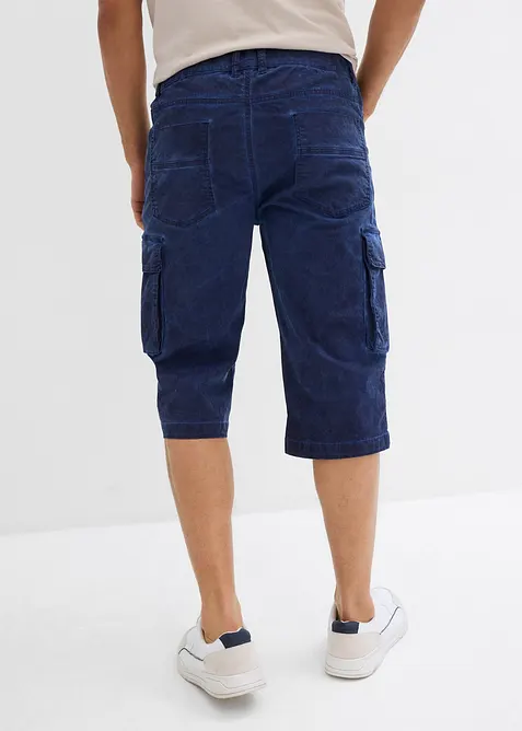Lang cargo-bermudashorts med stretch og komfortsnitt, Regular Fit, bonprix