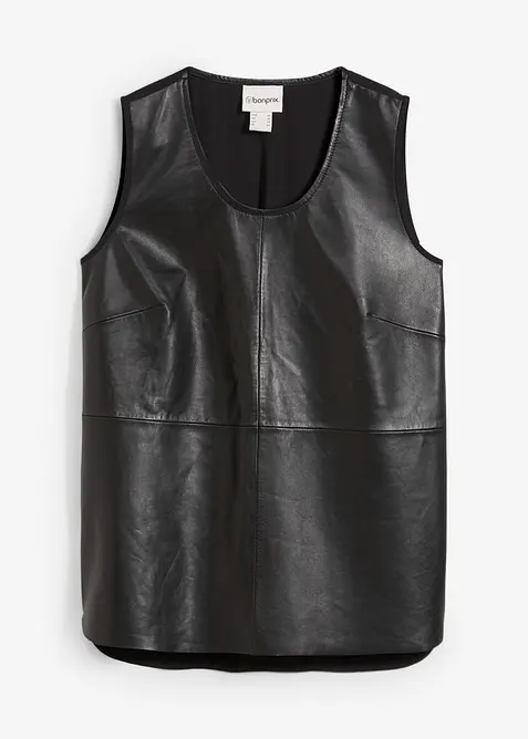 Singlet med forstykke i lammenappa, bonprix