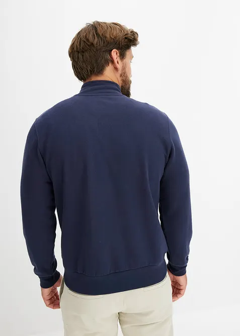 Sweatshirt med troyer-krage, bonprix