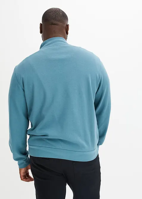 Sweatshirt med troyer-krage, bonprix