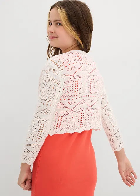 Strikket bolero med 3/4-lange ermer, bonprix