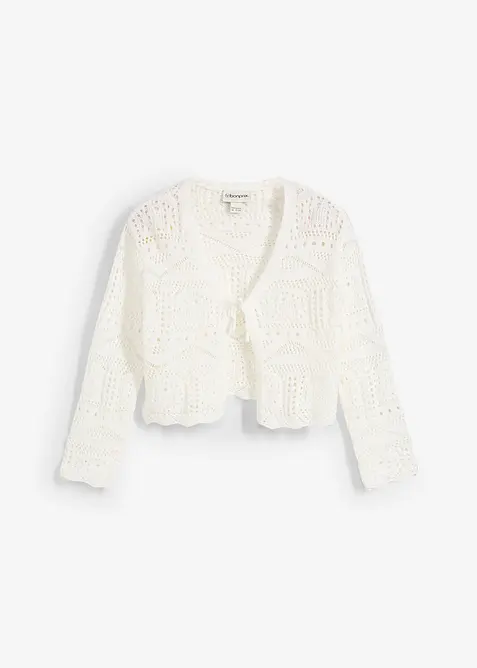 Strikket bolero med 3/4-lange ermer, bonprix