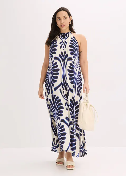 Vid maxikjole i lett viskose, bonprix