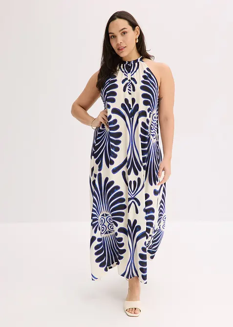 Vid maxikjole i lett viskose, bonprix