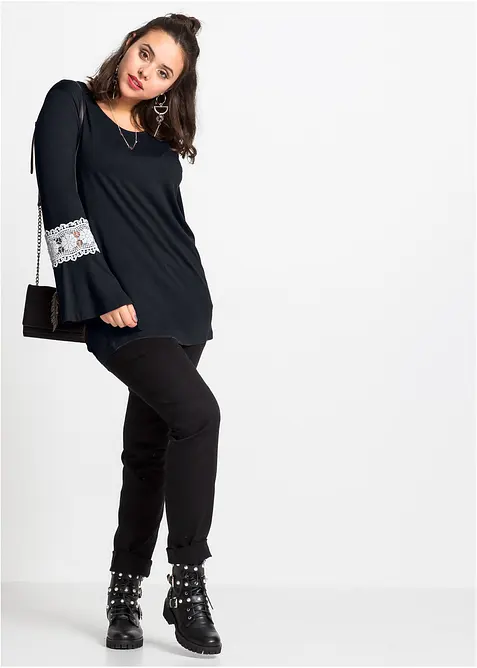 Twillbukse med stretch, bonprix