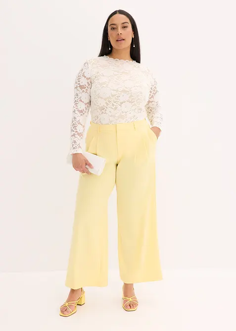 Bukse med vide ben, bonprix