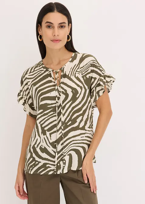 Tunika i viskose og ledig modell, bonprix