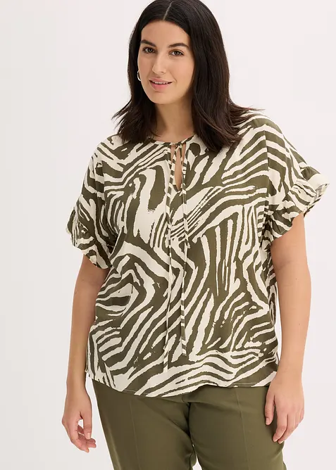 Tunika i viskose og ledig modell, bonprix