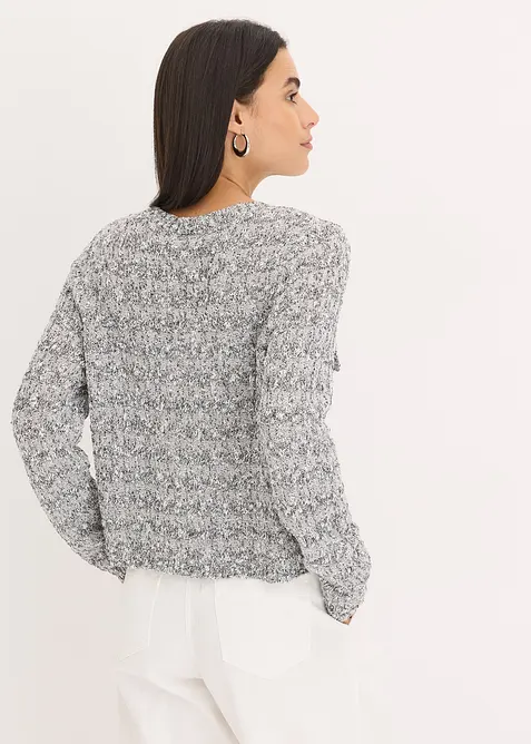 Cardigan i bouclé, bonprix