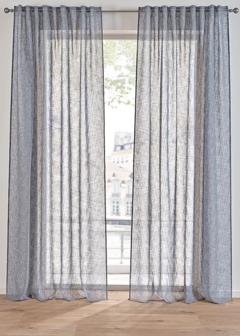 Gardin i linstil (1-pack), bonprix