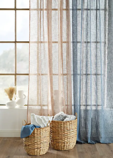 Gardin i linstil (1-pack), bonprix