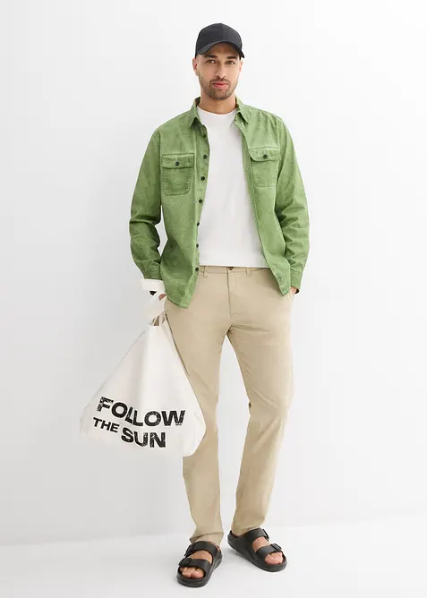 Regular Fit Stretch-chinos, Straight, bonprix