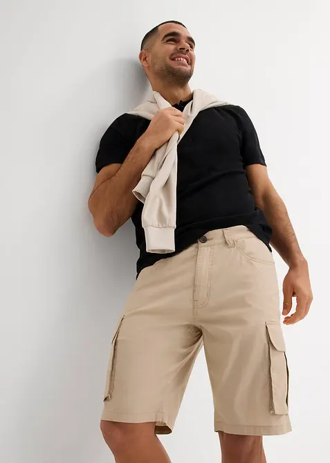 Cargo-bermudashorts med stretch, Regular Fit, bonprix