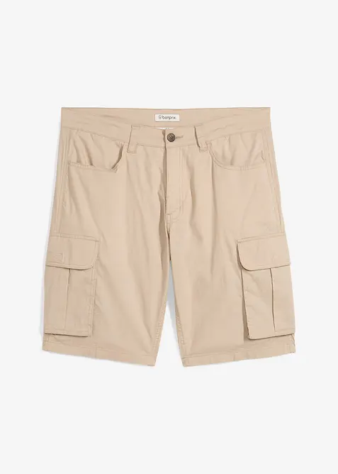 Cargo-bermudashorts med stretch, Regular Fit, bonprix