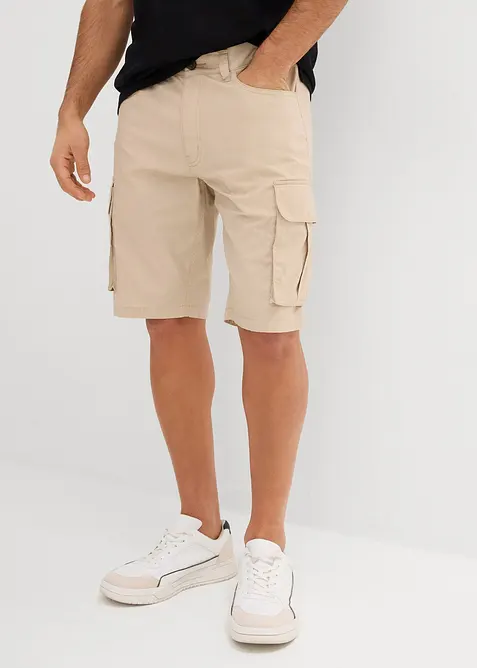 Cargo-bermudashorts med stretch, Regular Fit, bonprix