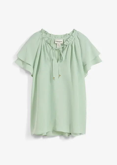 Tunika med silke, bonprix