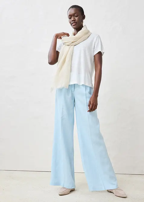 T-skjorte i 100% lin, bonprix